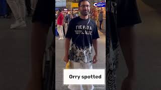 Orry spotted at the airport 🛫 VC viral bhayani bollywood [upl. by Alethea407]