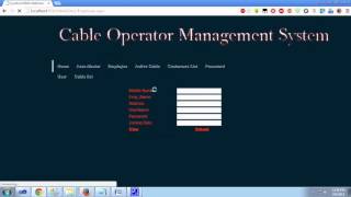 Cable Operator Management System [upl. by Mcculloch]