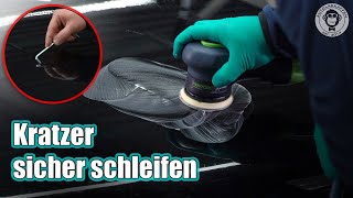 Tiefe Kratzer sicher schleifen  3M  AUTOLACKAFFEN [upl. by Flore893]