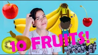 Lets Learn 10 FruitsWhat is itEducational Videos For Kidsくだものの英語を学ぼう！｜幼児向け知育動画｜子ども向け知育アニメ｜ [upl. by Fortin27]