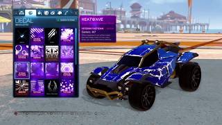 New Rocket League quotTwinzerquot Car Showcased with 14 Mystery Decals [upl. by Nnave]