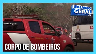 Confira os equipamentos usados pelo Corpo de Bombeiros para combater os incêndios  Balanço Geral DF [upl. by August]