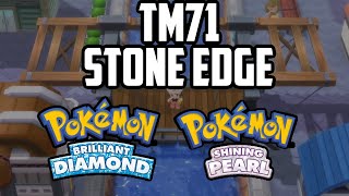 Where to Find TM71 Stone Edge  Pokémon Brilliant Diamond amp Shining Pearl [upl. by Geffner]