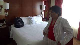 Aruna amp Hari Sharma arrived at Marriott Residence Inn Washington Dulles Airport Jun 10 2015 [upl. by Ierna644]