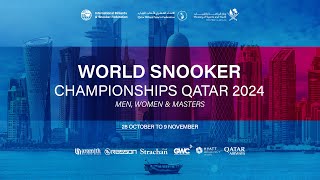 IBSF  WORLD CHAMPIONSHIPS MEN QATAR 2024  DAY 1 [upl. by Annoval823]