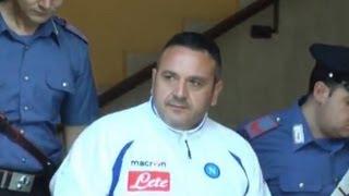 Aversa CE  Estorsioni 10 arresti contro il gruppo Venosa del clan dei casalesi live 050612 [upl. by Ayitahs]