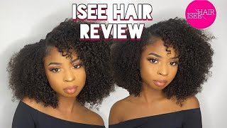 ISEE HAIR REVIEW 💗HONEST  Mongolian Kinky Curly  Styling Routine [upl. by Remus204]