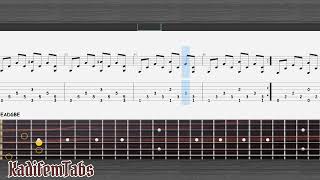 Tyromidias melody  Fingerstyle Guitar Tabs [upl. by Atsylac576]