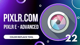 Pixlr E Color Replace Tool [upl. by Kcira]