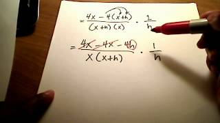 Calc I Find slope amp equation of tangent line at a given point [upl. by Darryn]