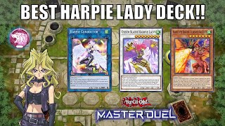 Best Harpie Lady Deck  Crushing Meta  YuGiOh Master Duel [upl. by Veneaux]