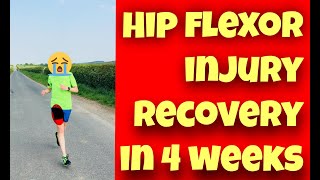 How Ive Recovered From A Rectus Femoris Hip Flexor Strain  Week 3 of 4 No Running [upl. by Coffee690]