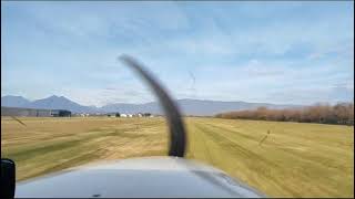 Landing in Thiene C172 I ACVR Dec23 [upl. by Eixam]