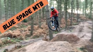 Riding The Blue Spade Jumps At Cannock Chase Cannock Chase off piste [upl. by Llehsal]