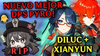 DILUC SERÁ EL NUEVO MEJOR DPS PYRO 🔥  Genshin  🐤 [upl. by Eadahc]