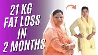 21 KGs Fat Loss in 2 Months  I learnt this Science [upl. by Needan163]