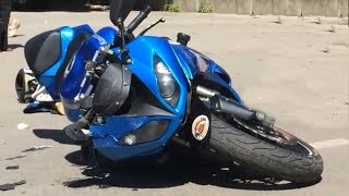 Motorcycle Crashes Motorcycle accidents Compilation 2014 Part 10 [upl. by Einhpad]