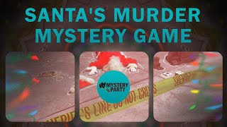 Who Slayed Santa  Mystery Party Game [upl. by Noret]