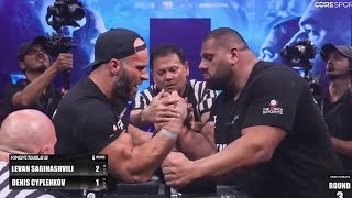 Denis Cyplenkov vs Levan Saginashvili I Armwrestling [upl. by Noemys]