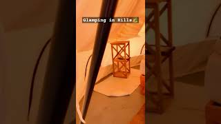 Glamping inhillsstation ytshorts hills triptravel travel nature trekking travelvlog podcast [upl. by Maillliw]