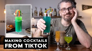 Trying St Patricks Day cocktails from Tiktok [upl. by Marela]