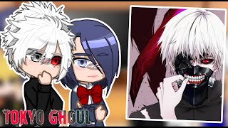 Tokyo Ghoul React to Kaneki  Gacha Club [upl. by Bevus127]