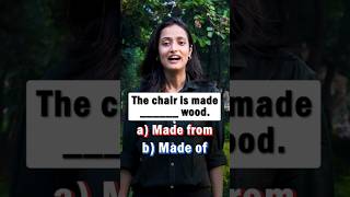 Made From VS Made Of english englishgrammar learnenglish spokenenglish ingles viralvideo [upl. by Swane]