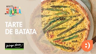 Tarte de Batata com Espargos  Receitas Minuto Juliana  Pingo Doce [upl. by Ybur]