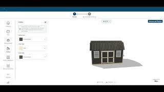 Yoders Storage Sheds 3D Designer Tool [upl. by Ailatan]