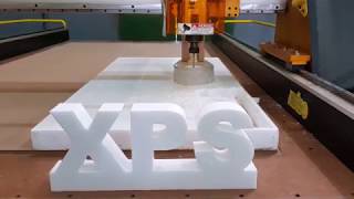 Corte de XPS 50mm em Router CNC  Nina Gold PLUS [upl. by Lafleur]