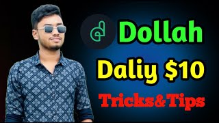 Dollah প্রতিদিন 1020 ইনকাম ‌‌‍‌‌। Dollah how to offer compleate 2024 [upl. by Kwarteng]