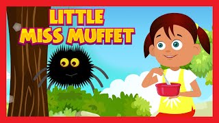 LITTLE MISS MUFFET  English Poem For Kids  Nursery Rhymes [upl. by Ades595]