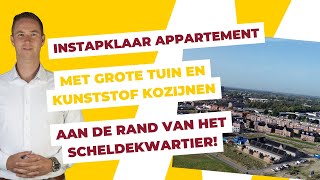 Instapklaar appartement met grote tuin en kunststof kozijnen Paul Krugerstraat 362 Vlissingen [upl. by Nomelif]