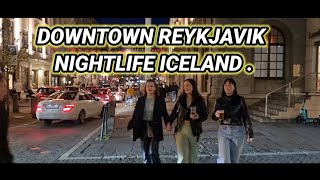 Reykjavik Downtown Nightlife tour Iceland [upl. by Morissa]