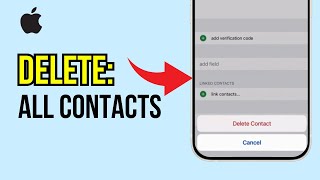 How to Delete Multiple or All Contacts on iPhone [upl. by Yrgoerg]