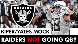 Raiders NOT Drafting A QB Mel Kiper amp Field Yates 3Round NFL Mock Draft  Latest NFL Draft Rumors [upl. by Granger]