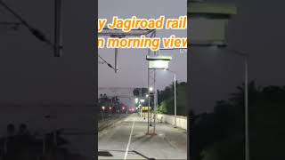 Jagiroad railway station morning view 🌄 reels viral video assam jagiroad railway [upl. by Ching]