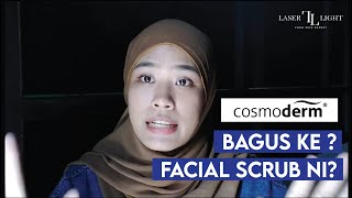 Product Review  Cosmoderm Vitamin E Exfoliating Facial Scrub [upl. by Aiuqat]