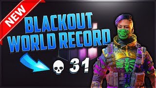 COD BLACKOUT 31 KILLS SOLOS NEW WORLD RECORD [upl. by Annonyw272]