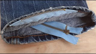 How to Keep Jeans Hem from Fraying [upl. by Hanaj]