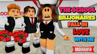 THE SCHOOL BILLIONAIRES FALL IN LOVE WITH ME  Brookhaven Mini Movie VOICED  CoxoSparkle2 [upl. by Siroled420]