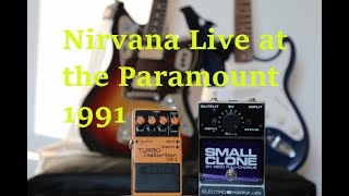 All Nirvana Live at the Paramount 1991 riffs [upl. by Lindblad891]