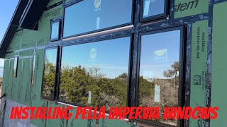 Installing Pella Impervia Windows [upl. by Ratep876]