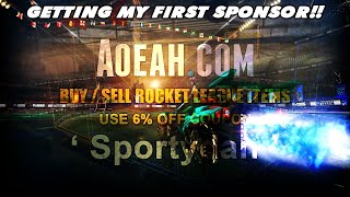 How To Use Aoehcom  MY FIRST SPONSER  Rocket League [upl. by Ursas]