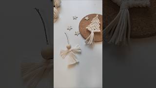 Karácsonyi Makramé angyalka készítés macrametutorial xmas angel making [upl. by Odysseus937]