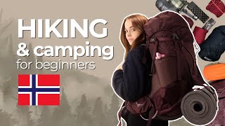 Hikingcamping as a beginner  Sleeping outdoors in Norway [upl. by Kesley]