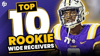 Top 10 Rookie Wide Receivers 📈 2024 NFL Draft Preview [upl. by Roosevelt]