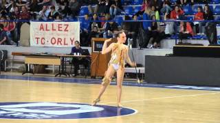 Mindy Boyer  5ème au championnat de France N1 2013 de Twirling Bâton [upl. by Garrity]