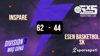 Inspare  Esen Basketbol SK  Div 3  Sporsepeti Basketbol Ligi [upl. by Tutankhamen28]