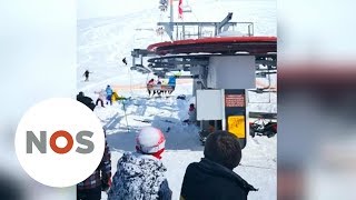 SKILIFT Slaat op hol in Georgië [upl. by Eidoj]